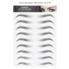 6D Eyebrow Tattoo Stickers, Eyebrow Shaping Stencils, Semi-Permanent, Hair-Like, Waterproof