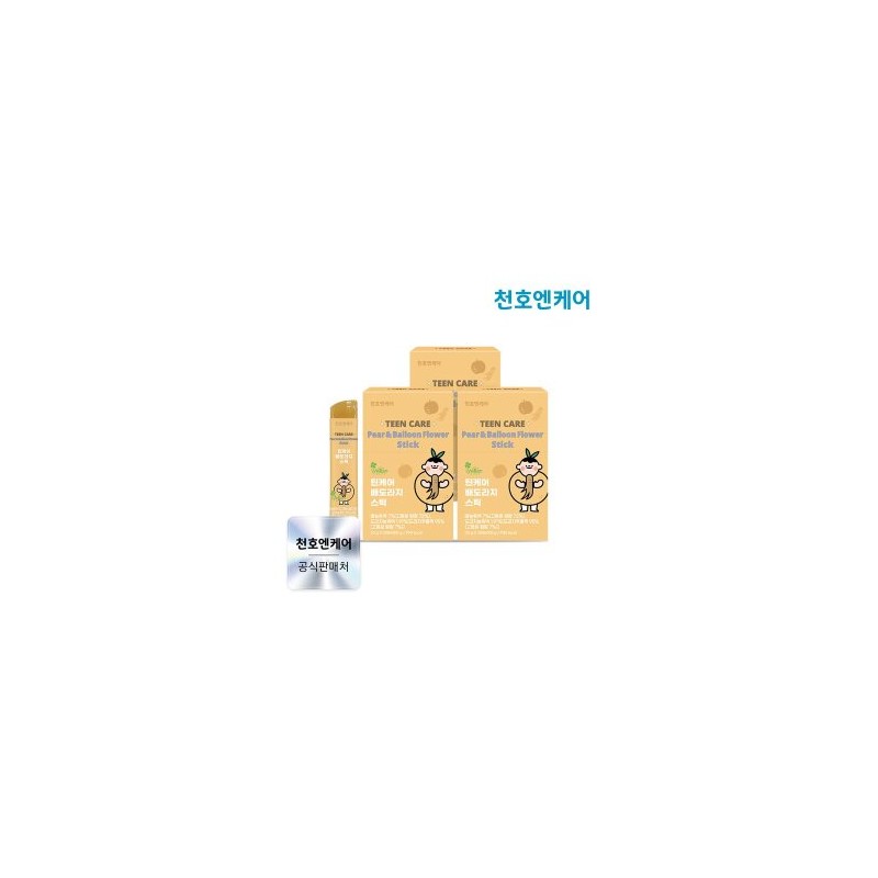 Cheonho Ncare Teen Care Pear Bellflower Stick 20g 20 packs