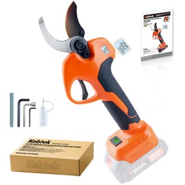 Kebtek Electric Pruning Shears Cordless 40mm Battery Secateurs Power Pruner Shears Electric Snippers 1.6''-0.98'' Adjustable Cutting for Gardening Heavy Duty(Only Body Machine, NO Battery and Charger)