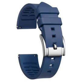 BINLUN Silicone Watch Bands Quick Release Fluororubber Watch Straps 19mm 20mm 21mm 22mm 24mm Rubber Smartwatch Replacement Band Sport Watchbands for Men Women Black/Brown/Blue/Red/Green/Orange