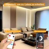 Yeewhale Cob LED Strip 15 m, App Control, with Remote