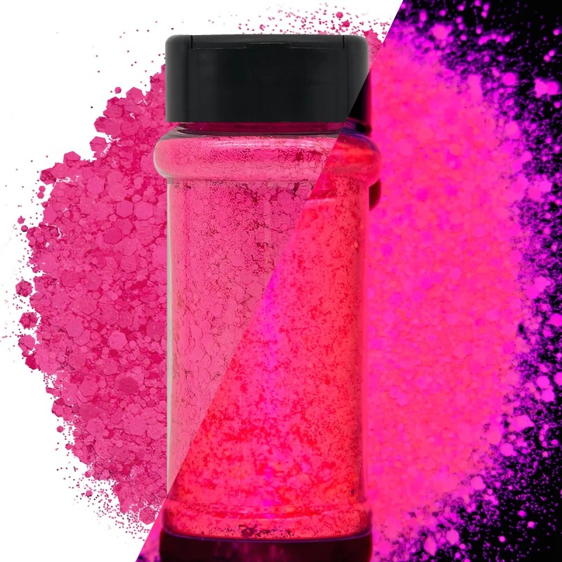Bulk 24 Pcs 2oz Jar Chunky Glitter Set Eco Friendly