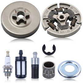 Atunee 3/8'' Sprocket Clutch Drum for Stihl MS192 MS192C MS192T MS192TC MS193 MS193C MS193T MS193TC Chainsaw with Oil Filter Replace 1137 640 2001 1137 640 2015