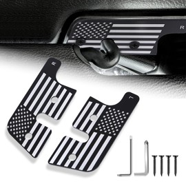 Sun Visor Repair Kit for Jeep Wrangler JK 2018/Wrangler JL 2018-2023/Gladiator 2020-2023 Car Accessories, Upgraded Aluminum Alloy Sun Visor Clips Used for Repairing Vehicle Sagging Sun Visors