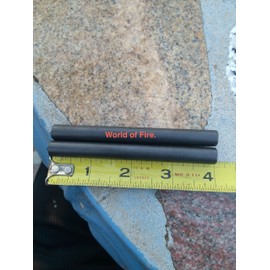 Lot of(two) big ferro rods, 4 inches long(100mm) and 3/8 inch diameter. Big ferrocerium rod/flintsteel/firesteel.
