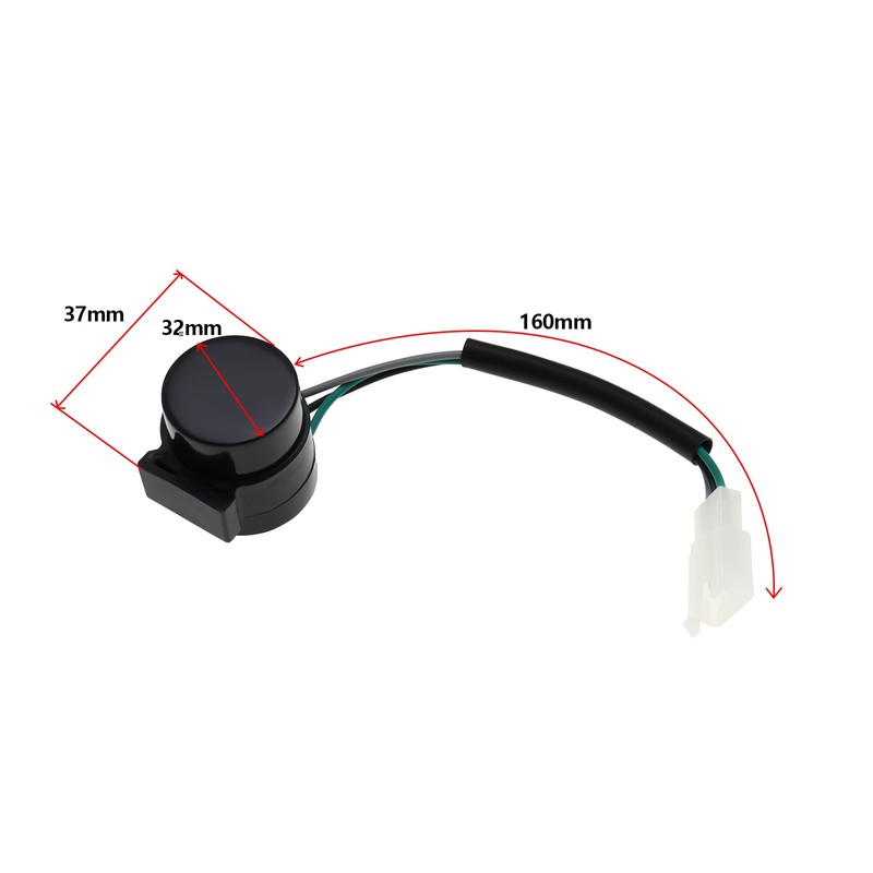 VGOL 2PCS 3-Pin LED Flasher Relay 12V Motorcycle Indicator Relay