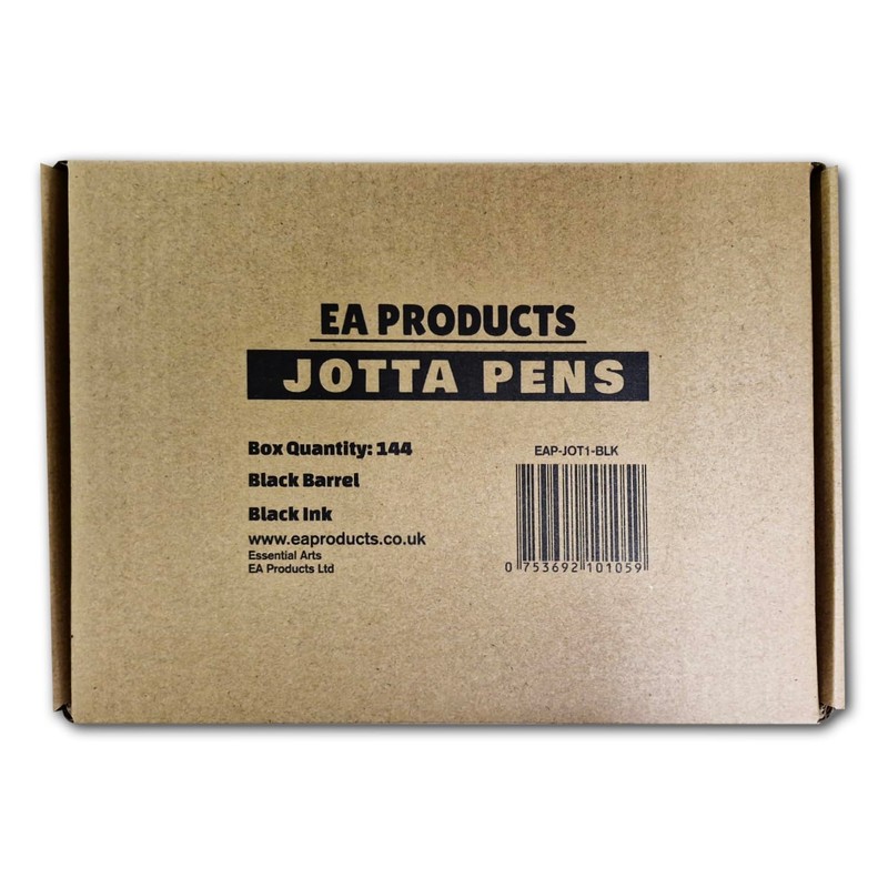 Essential Arts Black Jotta Pen for Golf, Bookies, Bingo, Office,