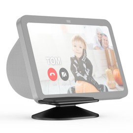 PlusAcc Stand for Ech0 Show 5 (3rd Generation) Adjustable Mount Accessories with Tilt Function and Anti-Slip Base (Black Show 8 (3rd Gen))