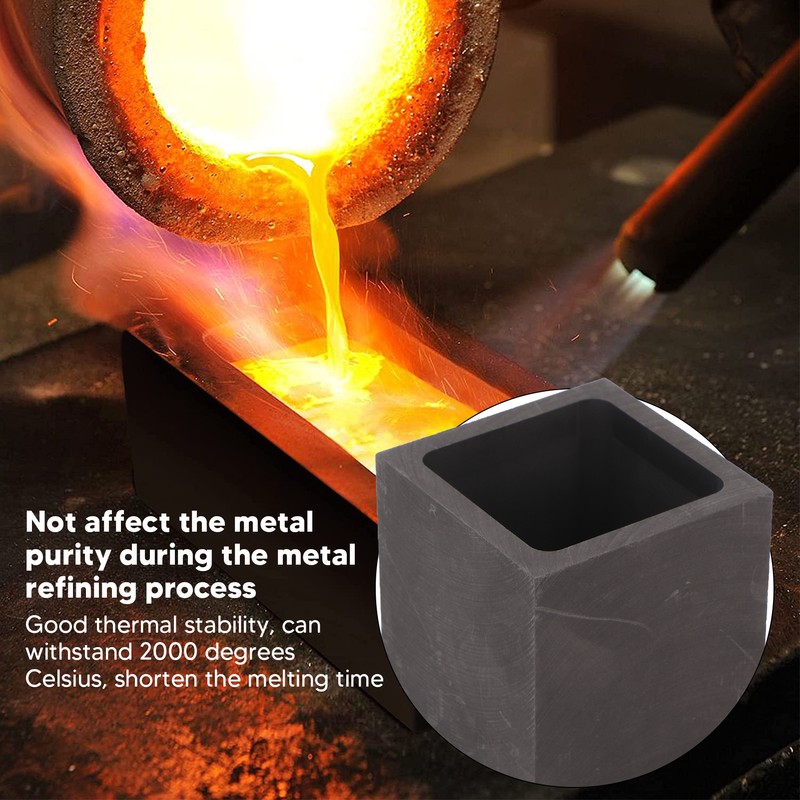Square Graphite Mold Heat Resisting Energy Saving Graphite Ingot Mold