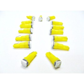 Lumiglow 15 BRIGHT Amber Wedge Instrument Panel Cluster Dashboard LEDs Lights Bulbs Chevy