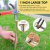 JPOIP 16 Inch Rebar Stakes - 1/2 Inch Diameter Galvanized