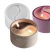 Japleed Tai Chi Candle Holder Silicone Mold Yin Yang Candle