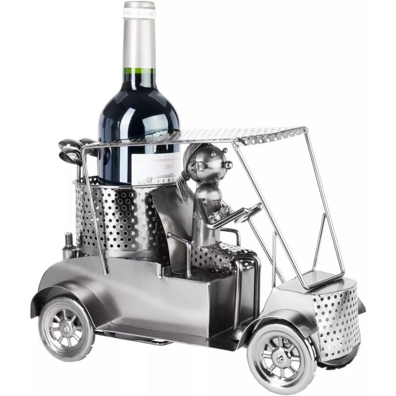 BRUBAKER Bottle Holder Female Golf Player in Golf Cart -