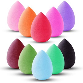 Beauty Makeup Sponges，9Pcs Makeup Sponge Blenders Beauty Sponges Egg Shaped Blending Sponge Foundation Applicator Cosmetic Sponges,Makeup Sponge Blenders Beauty Sponges Egg Shaped Blending Sponges