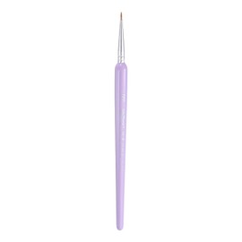sourcing map Detail Paint Brushes 6mm Pointed Tip Nylon Hair Miniature Painting Brush for Watercolor Oil Acrylic Painting(000#), Purple