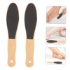 PACKOVE 2pcs Wood Foot Rasp Dead Skin Exfoliator for Men