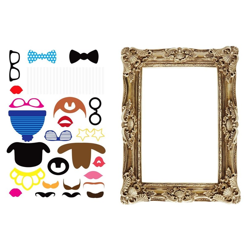 Paladone Photo Booth XXL Picture Frame with 24 Fun Accessories