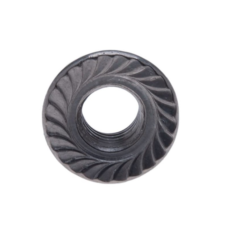 M10 Serrated Flange Nuts, 21.8mm x 15mm A2 Stainless Steel