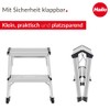 Hailo 4442-701 D60 Standardline, Aluminum, 2-Step Stool/Step Ladder