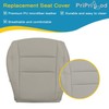 Priprilod Seat Cover Tan Perforated Replacement Leather Driver and Passenger