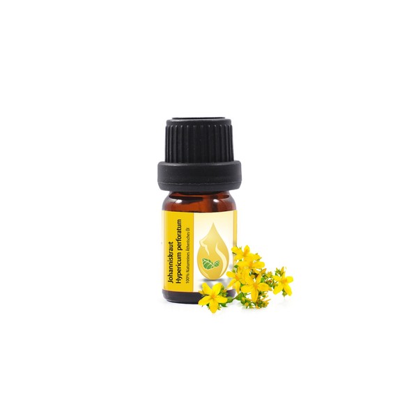 St. John's Wort (Hypericum perforatum) Essential Oil, 100% Pure, Undiluted (10ml (1/3 Fl oz) Therapeutic Grade, from Family Owned Farm, Best Value