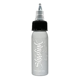 Shadink Grey Tattoo Ink Professional Grey Series Tattooing Inks for Color Portrait, Black & Gray Style (Extra Light Grey)