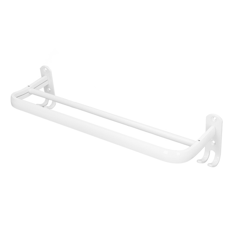 Double Rod Towel Rack Space Aluminum Rustproof Double Towel Bar
