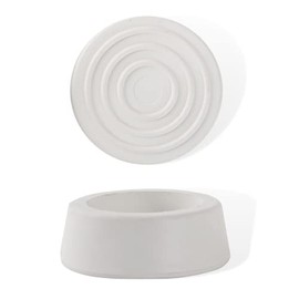 TonGass (2-Pack) Outside Pool Ladder Bumpers for Inground Pool - Pool Ladder Rubber End Caps Fit 1.9" Standard Swimming Pool Ladder Tubing - White