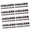 WOONEKY 48pcs Gradual Shade Nail Stickers Full Cover False Nails