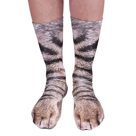 xywlwoer Animal Paw Socks Funny White Elephant Gifts for Adults,Novelty Gag Christmas Gifts Stocking Stuffers for Women Men Teen Boys
