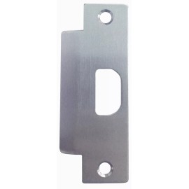 House Guard hardware ANSI Strike Plates for Commercial Doors Satin Chrome finishes 5"