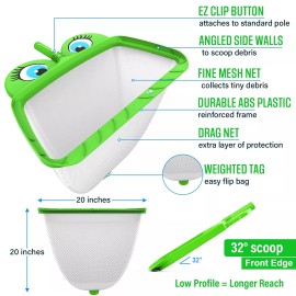 Big Mouth Nets by The Skimmie Mrs. Frog Fine Mesh Net