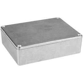 Hammond 1590BB Unpainted Lip Top Aluminum Enclosure, 4.7" L x 3.7" W x 1.2" D