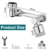 1 Piece of foaming Faucet, Robotic arm Universal Faucet, rotatable