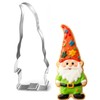 LUBTOSMN Gnome Cookie Cutter with Long Hat-5.2 Inch-Diswasher Safe-Holiday Cookie