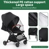 DUOMI 2-in-1 Stroller Sun Shade and Mosquito Net Cover -