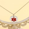 JunyiDIY Blood Thinner Emergency Medical Necklace Rescue Waterproof for Quick