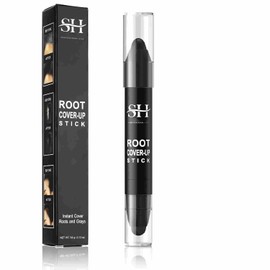 gowwim Retoque de Raíz, Marrón Oscuro, Lápiz Corrector de Raíz Instantáneo para Raíces y Grises