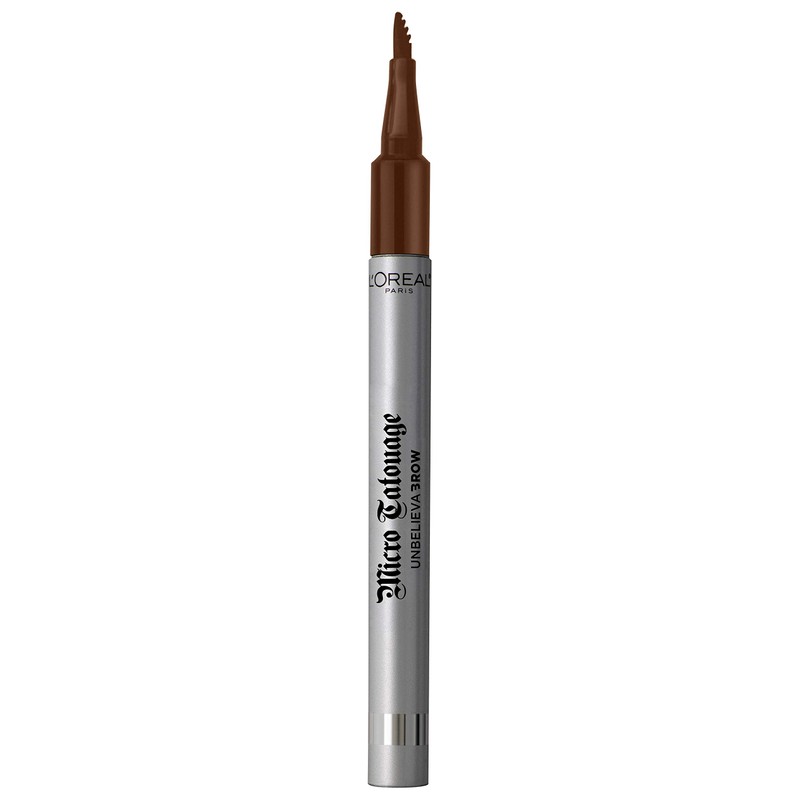 L'Oréal Paris Unbelieva Brow Micro Tatouage 105 Brunette, Smudge-proof Felt