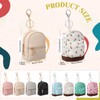 Hsei 8 Pcs Mini Backpack Keychain Coin Purse Tiny Key