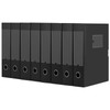 HUA JIE A4 Storage File Boxes Plastic Archives Cases with