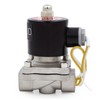 U.S. Solid 110V AC 1/2" Stainless Steel Solenoid Valve Direct