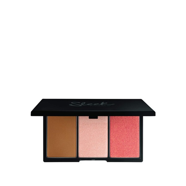 Sleek Makeup Ultra Pigmented Contouring Palette FACE FORM FAIR 372 - Blush, Highlighter and Contouring Powder - for Very Light Skin Tones, 20g