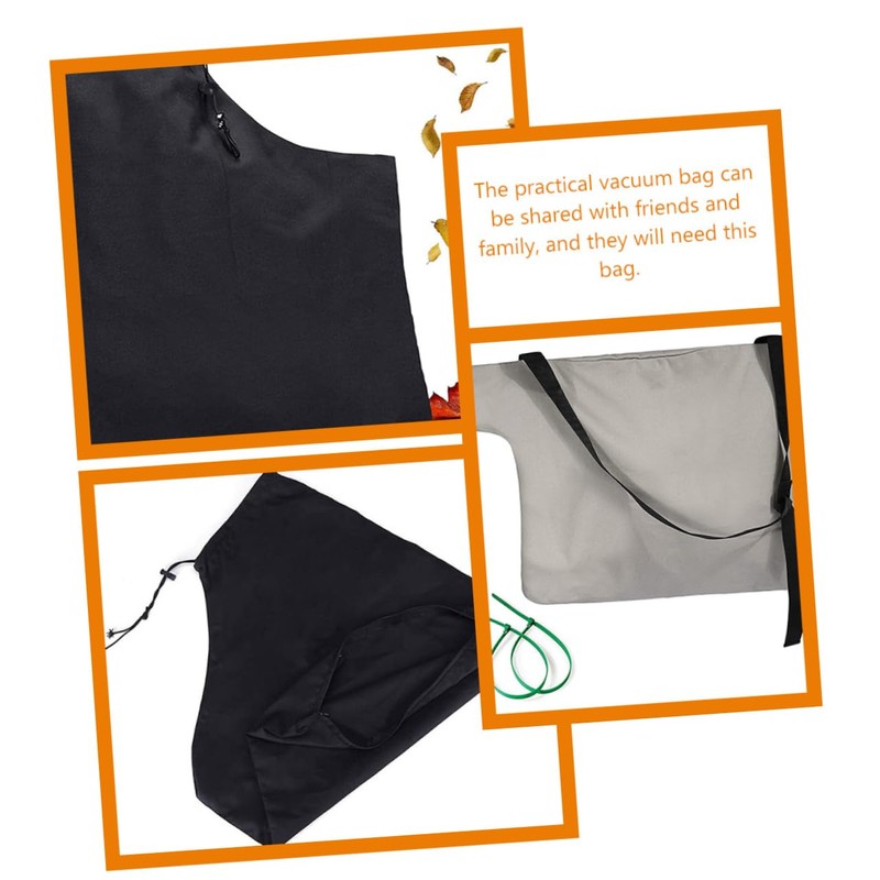Levemolo Leaf Blower Bags 2 Pack Large Capacity Waterproof Oxford