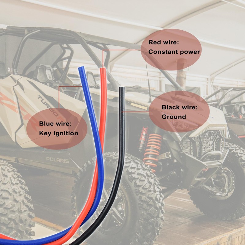 AFEISOL Bus Bar Pulse Power Plugs Pigtail Replacement for Polaris