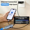 [MFi Certified] Lightning to Ethernet Adapter with Charging Port, 2-in-1