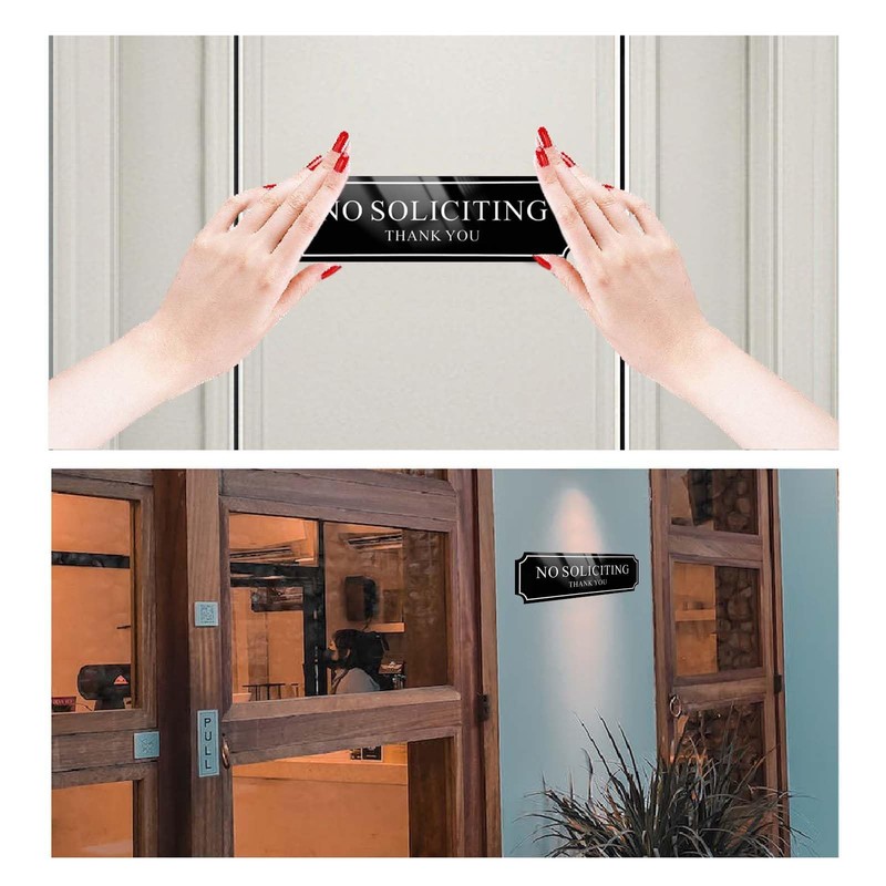 NanTun No Soliciting Sign: Keep Unwanted Visitors Away with Our