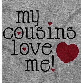 Brisco Brands My Cousins Love Me Adorable Lil Cos Baby Romper Boys or Girls Newborn