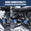QEXUJOW Fuel Cap, 3 Pack Windscreen Washer Fluid Reservoir Caps,