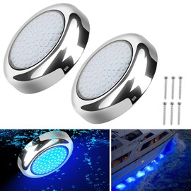 RVZONE Underwater LED Boat Lights - 2400LM Waterproof Marine Lighting